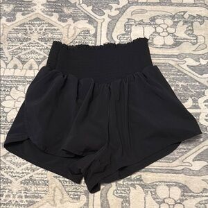 Aerie Black High Waist Athletic Shorts